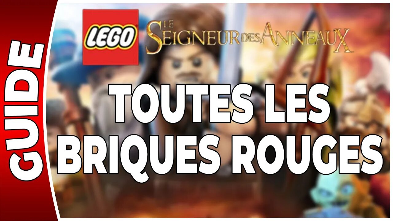 LEGO : Le Seigneur des Anneaux - TOUTES LES BRIQUES ROUGES (plan, localisation, prix) [FR PS3]