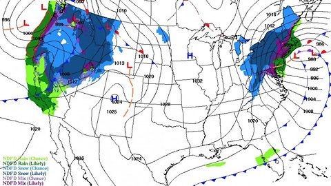 Dual Storms Pose Dangerous Threat, Could Cripple Air Travel