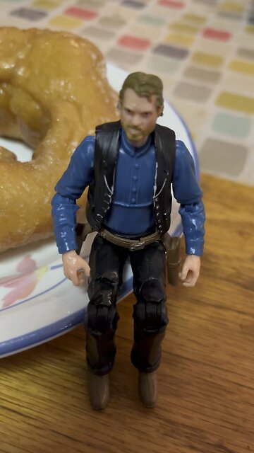 Look at this Giant Doughnut I got!