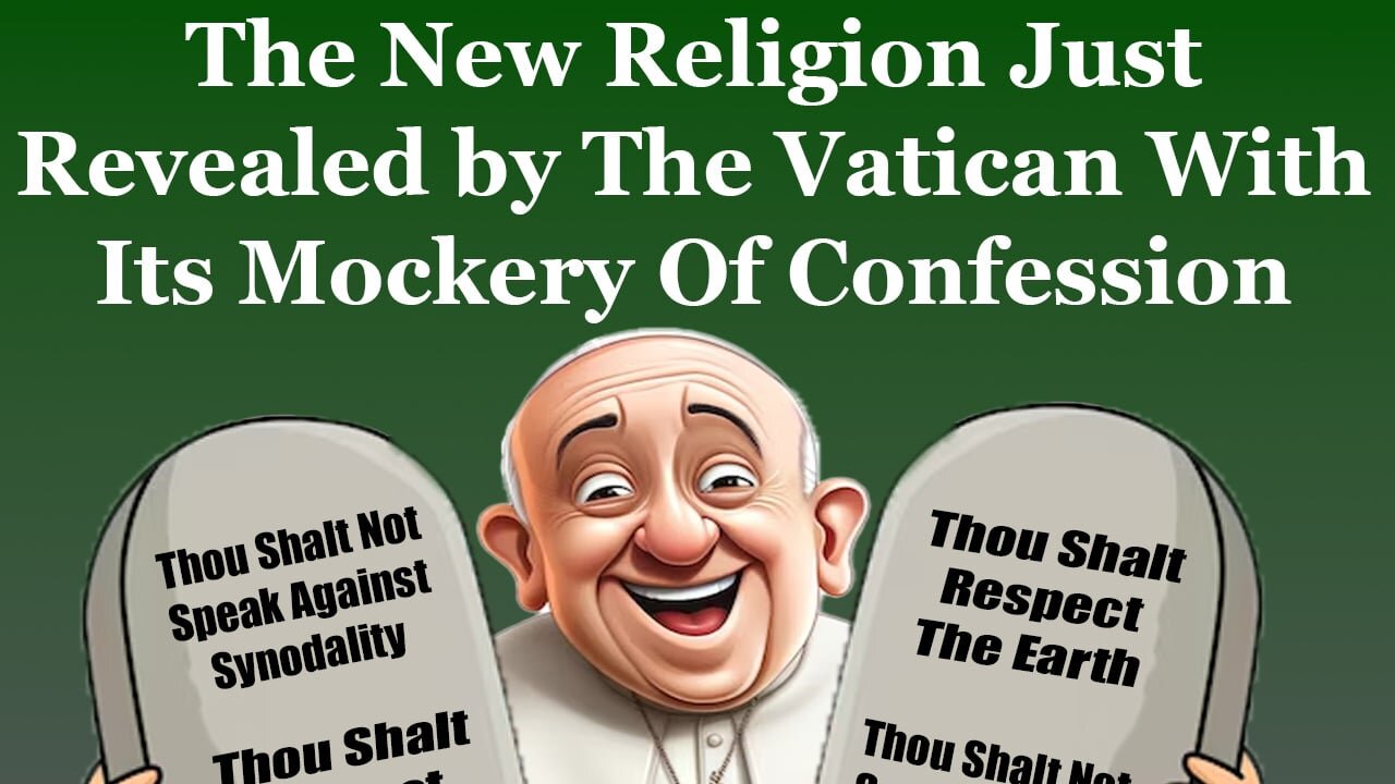 Francis MOCKS CONFESSION! New Synodal Religion Unleashed!