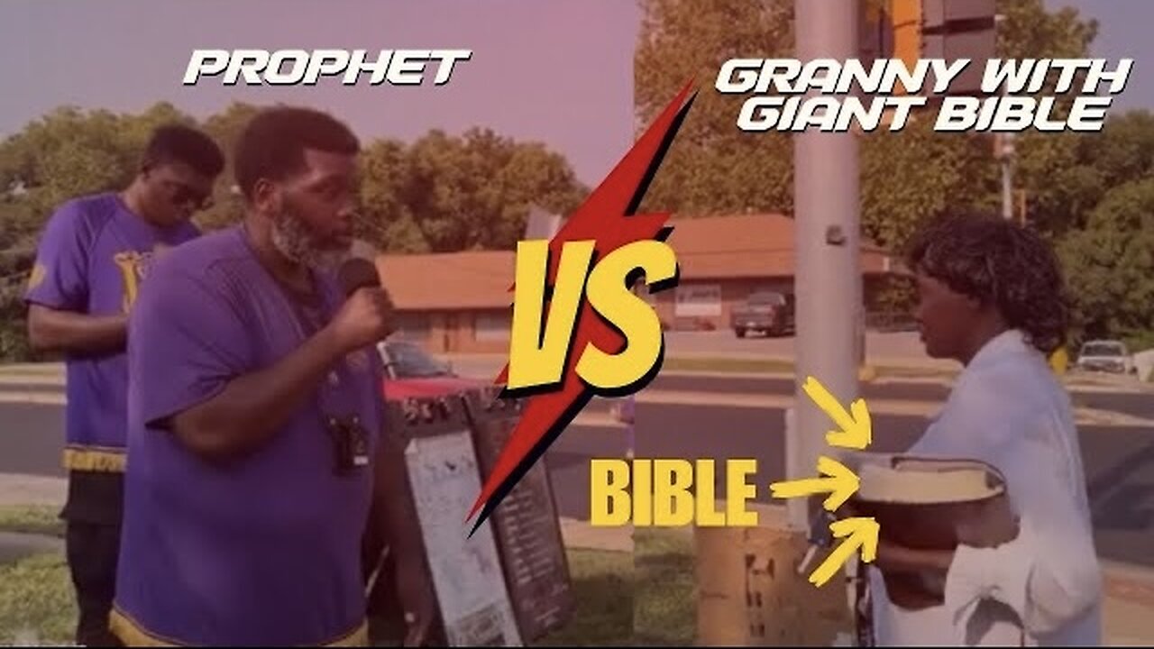 Prophet Vs Granny With Giant Bible