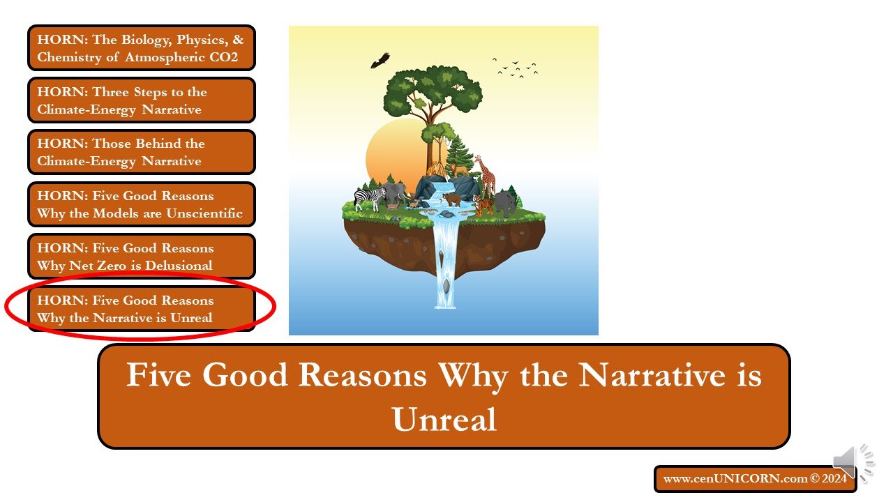 Five Good Reasons Why the Narrative is Unreal v1