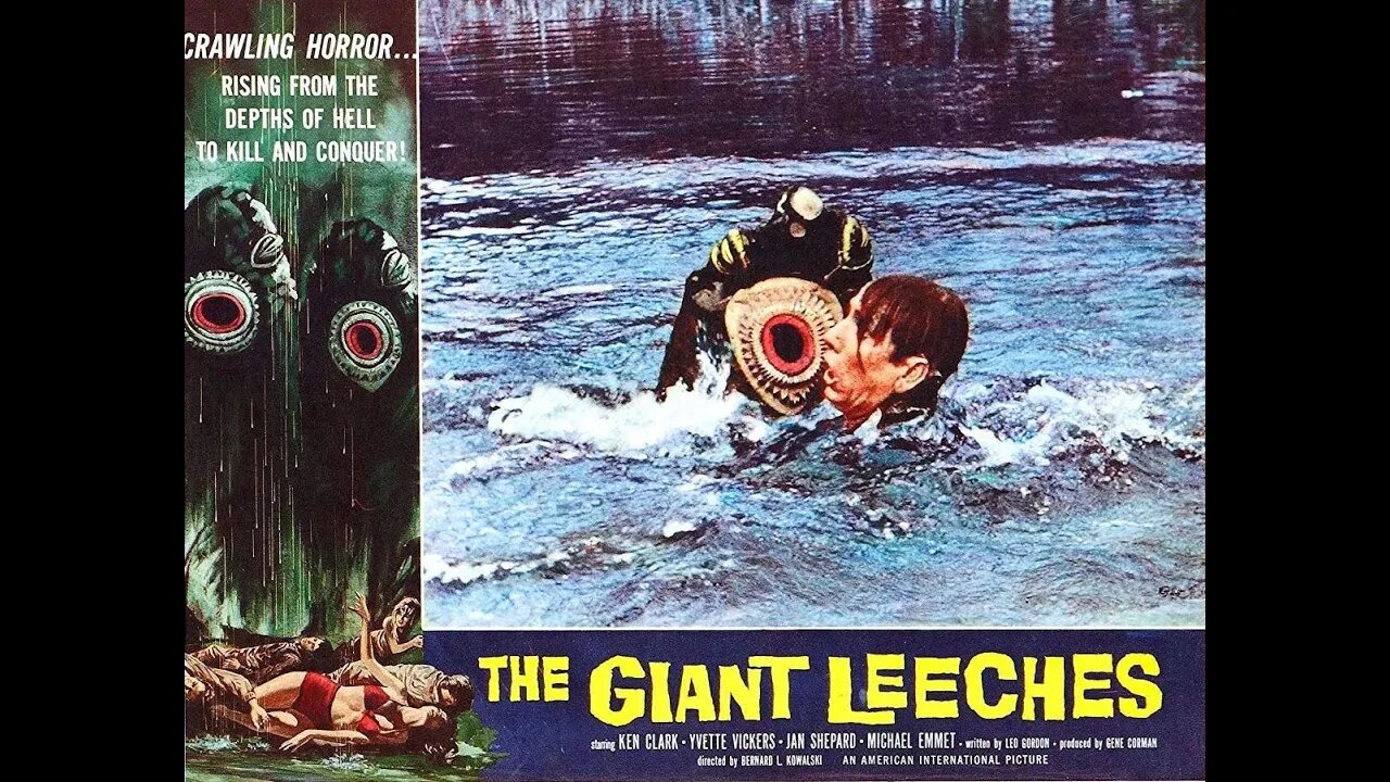 Attack of the Giant Leeches (1959) [Colorized, 4K, 60FPS] Full Movie