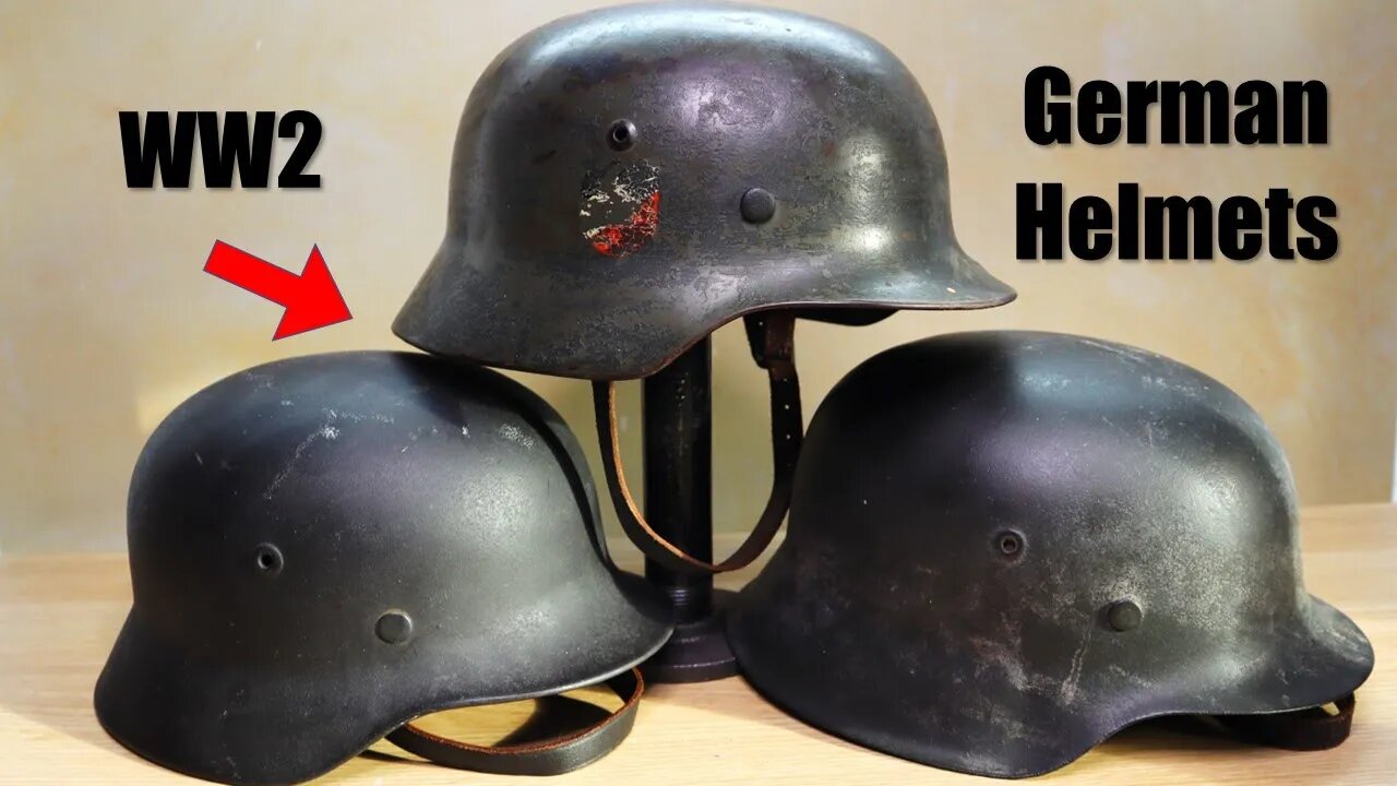 How To Tell The Difference Between The 3 Main Models of WW2 German Combat Helmets.