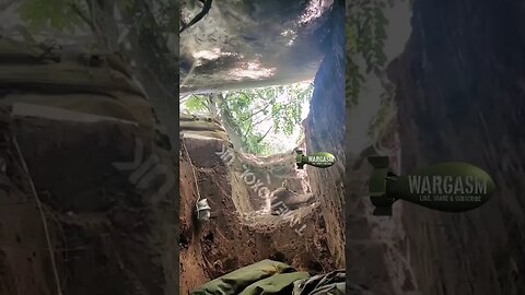 Close arrival ends in darkness at a Ukrainian trench