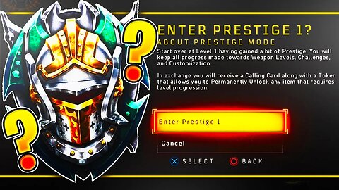 ENTERING PRESTIGE 1 IN BLACK OPS 4 - What Happens? (BO4 Multiplayer Prestige)