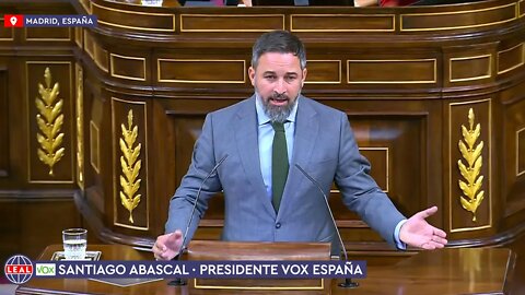 🇪🇸 VOX · Santiago Abascal rips Pedro Sanchez and the woke climate religion fanatics [CC English]