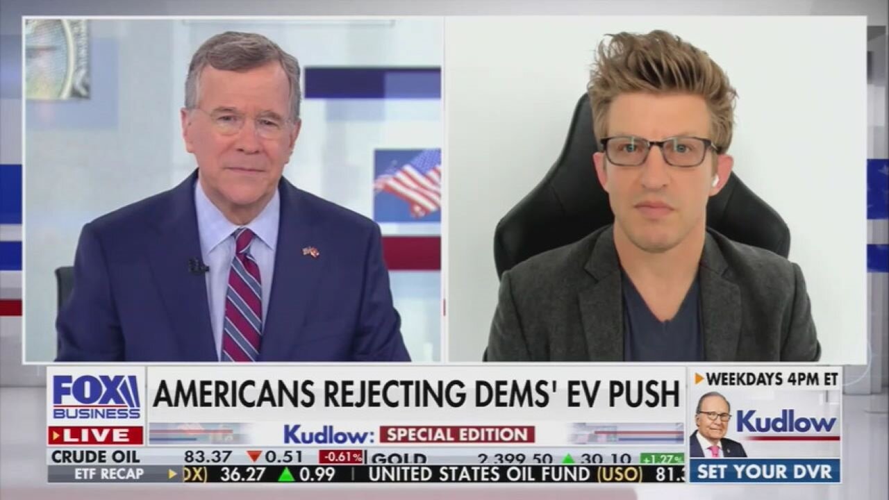 Fox Business Anchor David Asman: Biden Electric Vehicle Mandates 'Are Based In Fantasy'