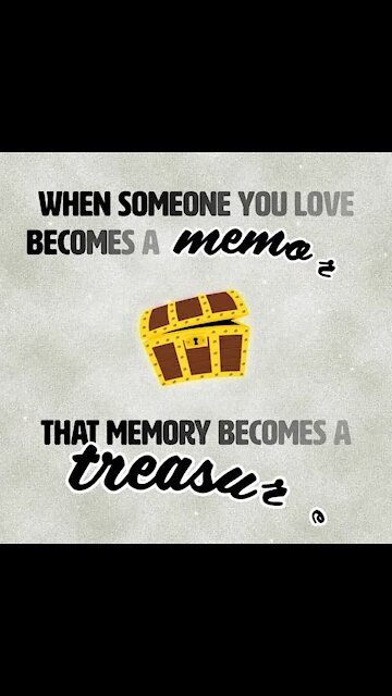 When someone you love beomes a memory [GMG Originals]