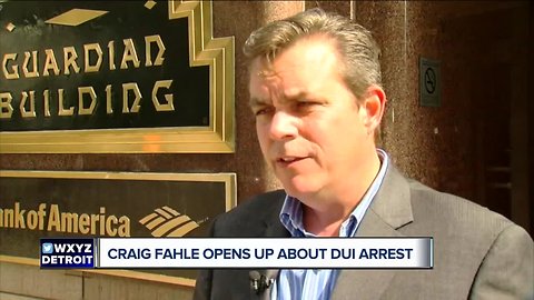 Craig Fahle opens up about DUI arrest