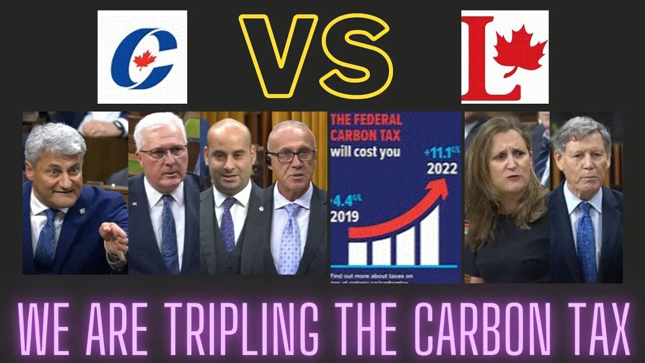 Trudeau Government to triple carbon tax on April 1st.