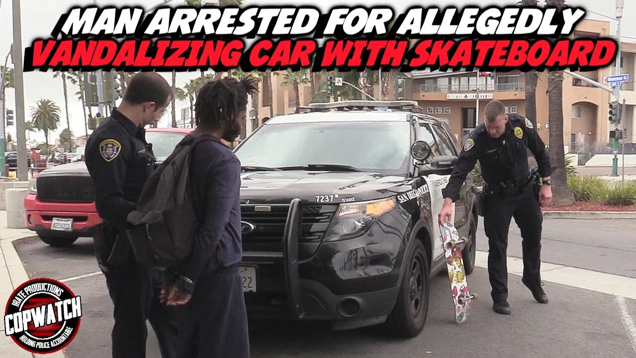 Man Arrested for Allegedly Vandalizing Cars with Skateboard | Copwatch