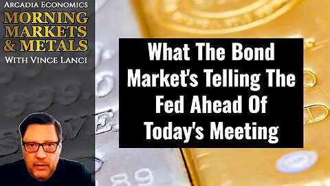 What The Bond Market's Telling The Fed Ahead Of Today's Meeting