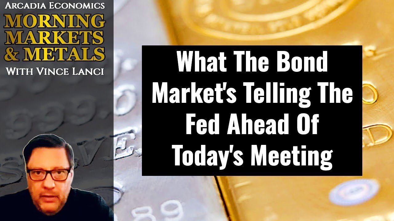 What The Bond Market's Telling The Fed Ahead Of Today's Meeting