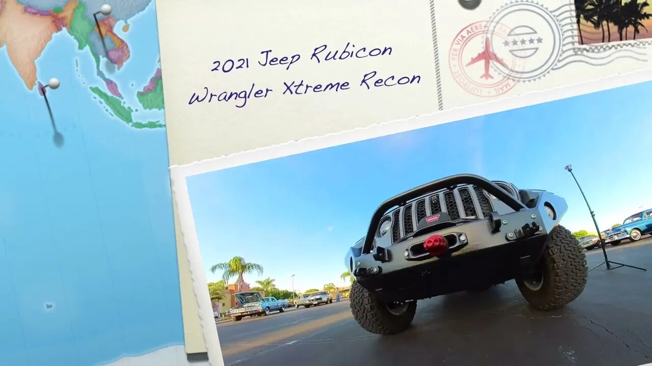 2021 Jeep Rubicon Wrangler Xtreme Recon - Santa Clarita Coffee & Cars #jeep #carshow #insta360
