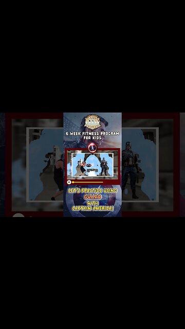 TRAIN WITH CAPTAIN AMERICA - KIDS KARATE - BOOST CONFIDENCE - RESILIENCE AND COURAGE