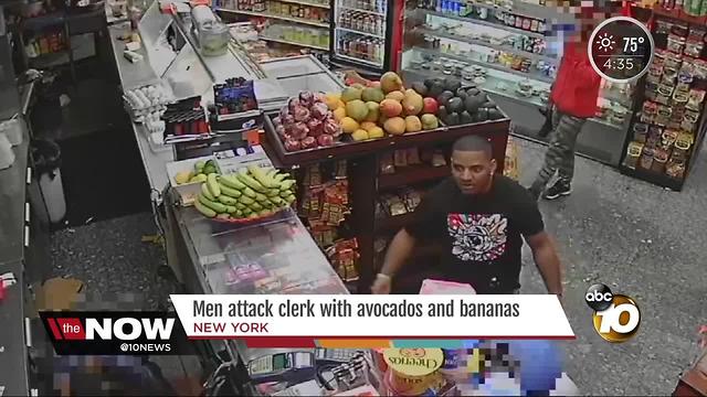 Men sought in avocado attack
