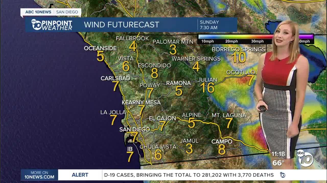 ABC 10News Pinpoint Weather with Meteorologist Leah Pezzetti