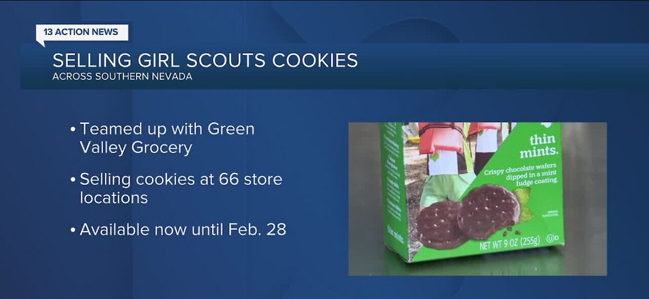 Selling Girl Scout cookies across Southern Nevada