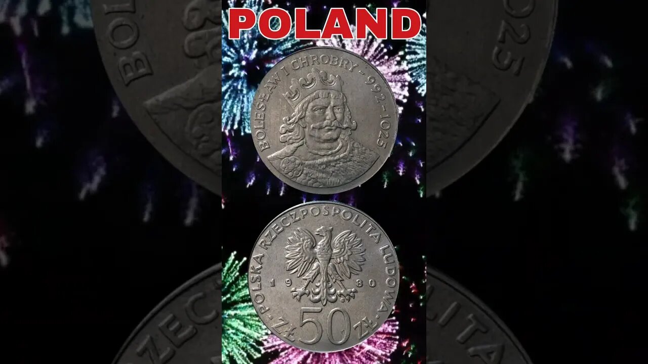 Poland 50 zlotych 1980.#shorts #coinnotesz