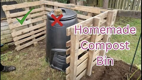 Cheap homemade hot compost bin