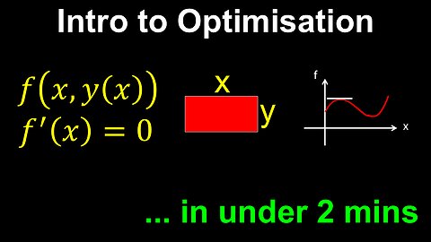 Intro to Optimisation Problems - Calculus