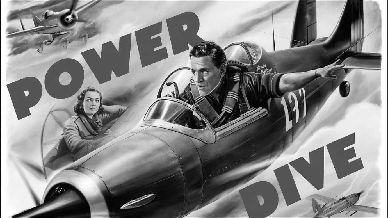 POWER DIVE (1941) Richard Arlen, Jean Parker & Helen Mack | Adventure, Drama | B&W