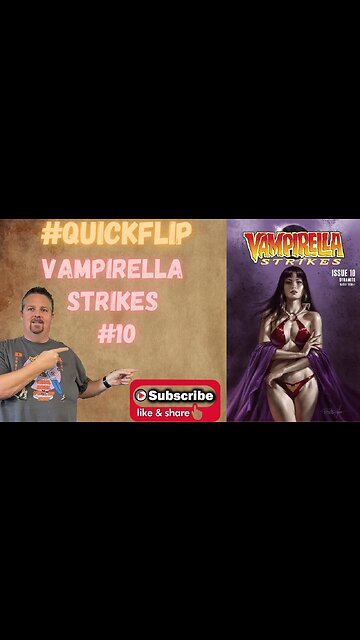 Vampirella Strikes #10 Dynamite #QuickFlip Comic Book Review Tom Sniegoski,Jonathan Lau #shorts
