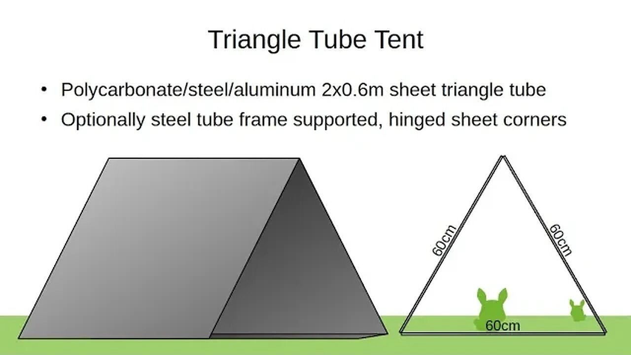Triangle Tube Tent