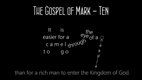 The Gospel of Mark Chapter 10