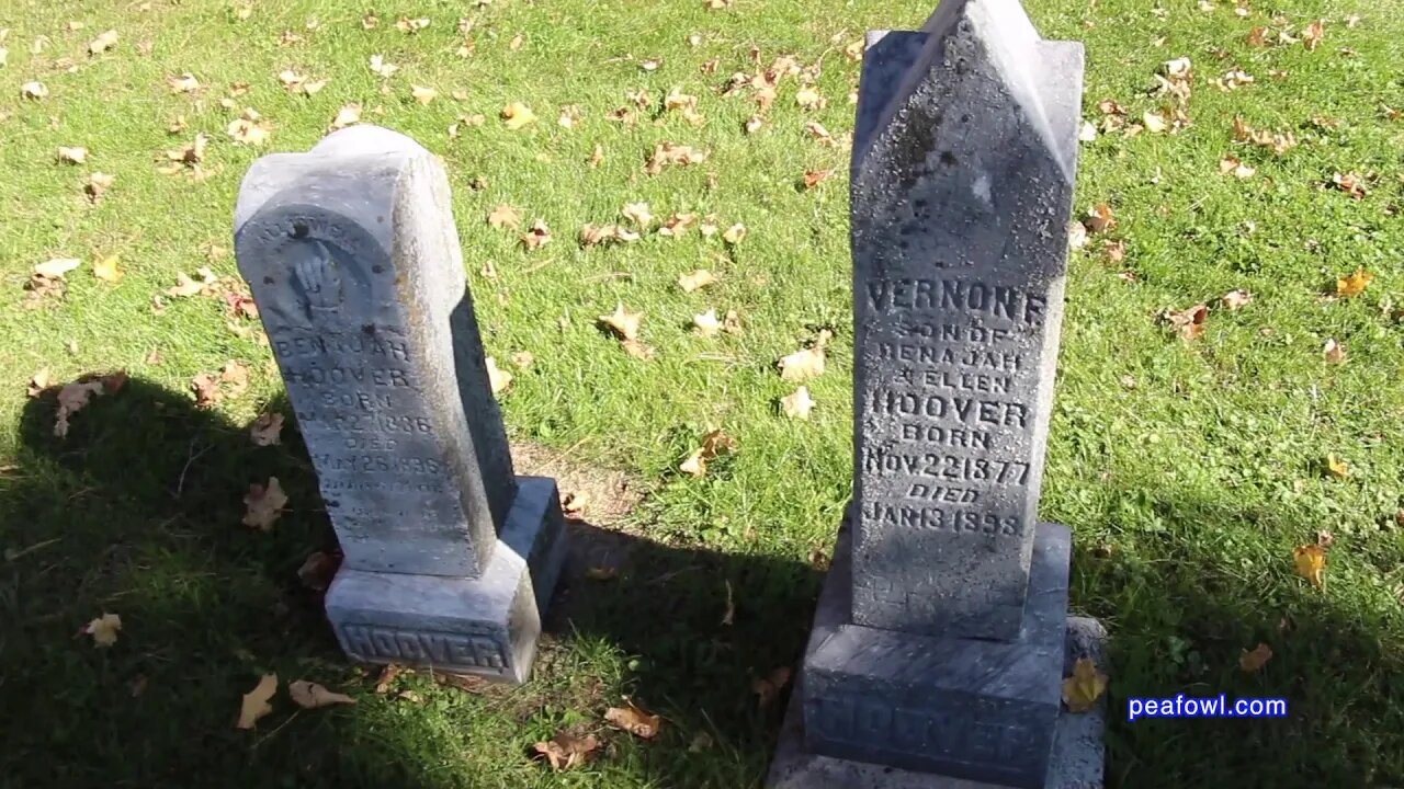 Herbert Hoover Family Plot. West Branch Ia. Travel USA, Mr. Peacock & Friends, Hidden Treasures