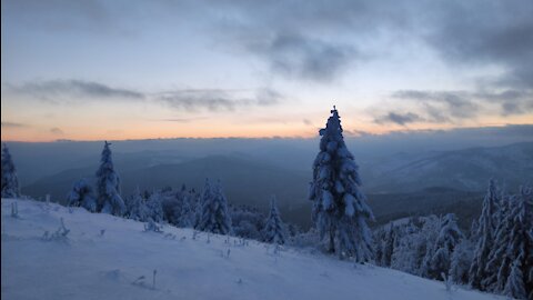 Snowy mountains