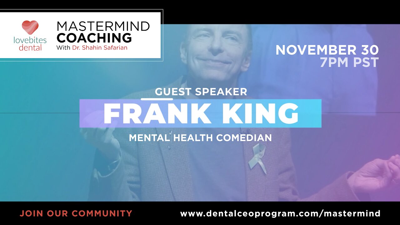 Mastermind Coaching - Frank King - Mental Health Comedian