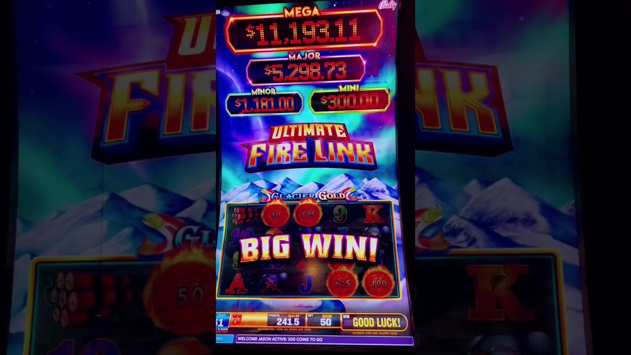 HUGE Win! DOUBLE MACHINE LOCKDOWN! Ultimate Fire Link #Shorts