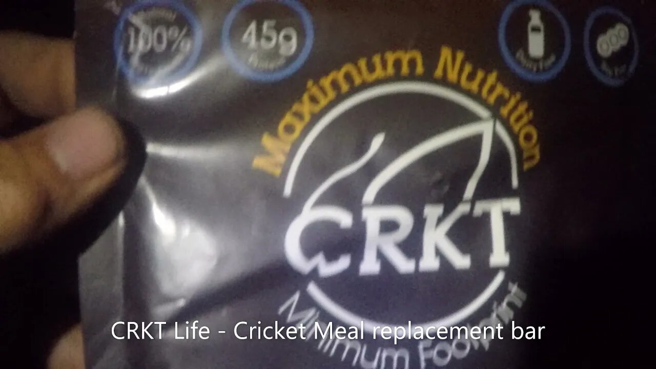 CRKT Life Cricket Peanut Butter Meal Replacement Bar