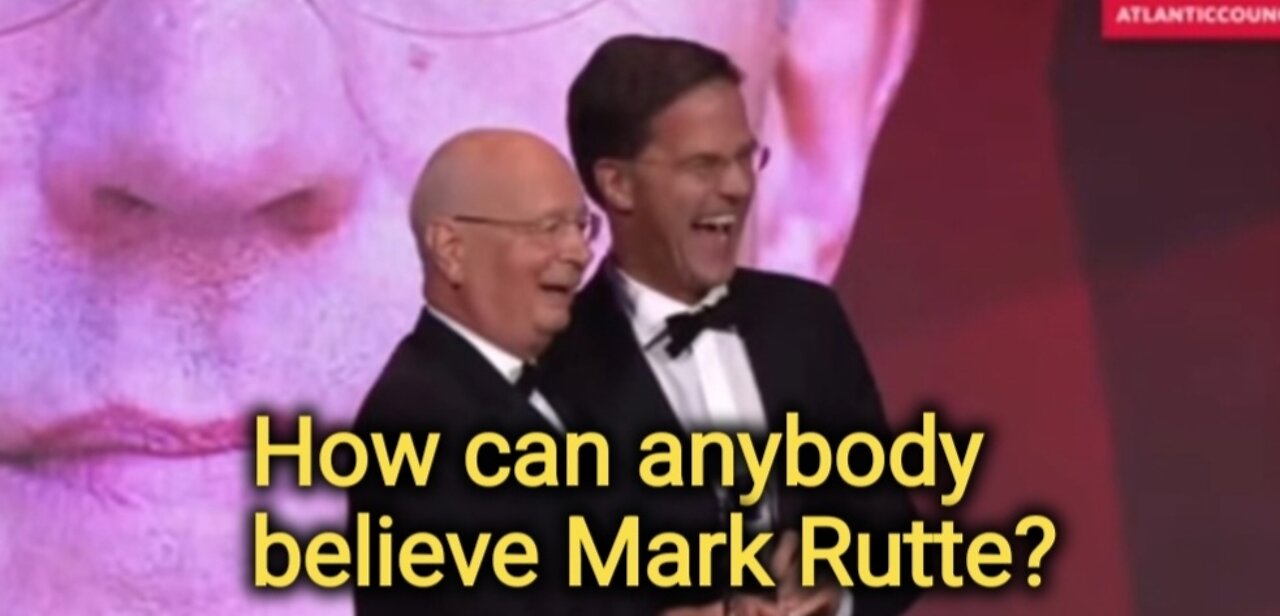How can anybody believe Mark Rutte?