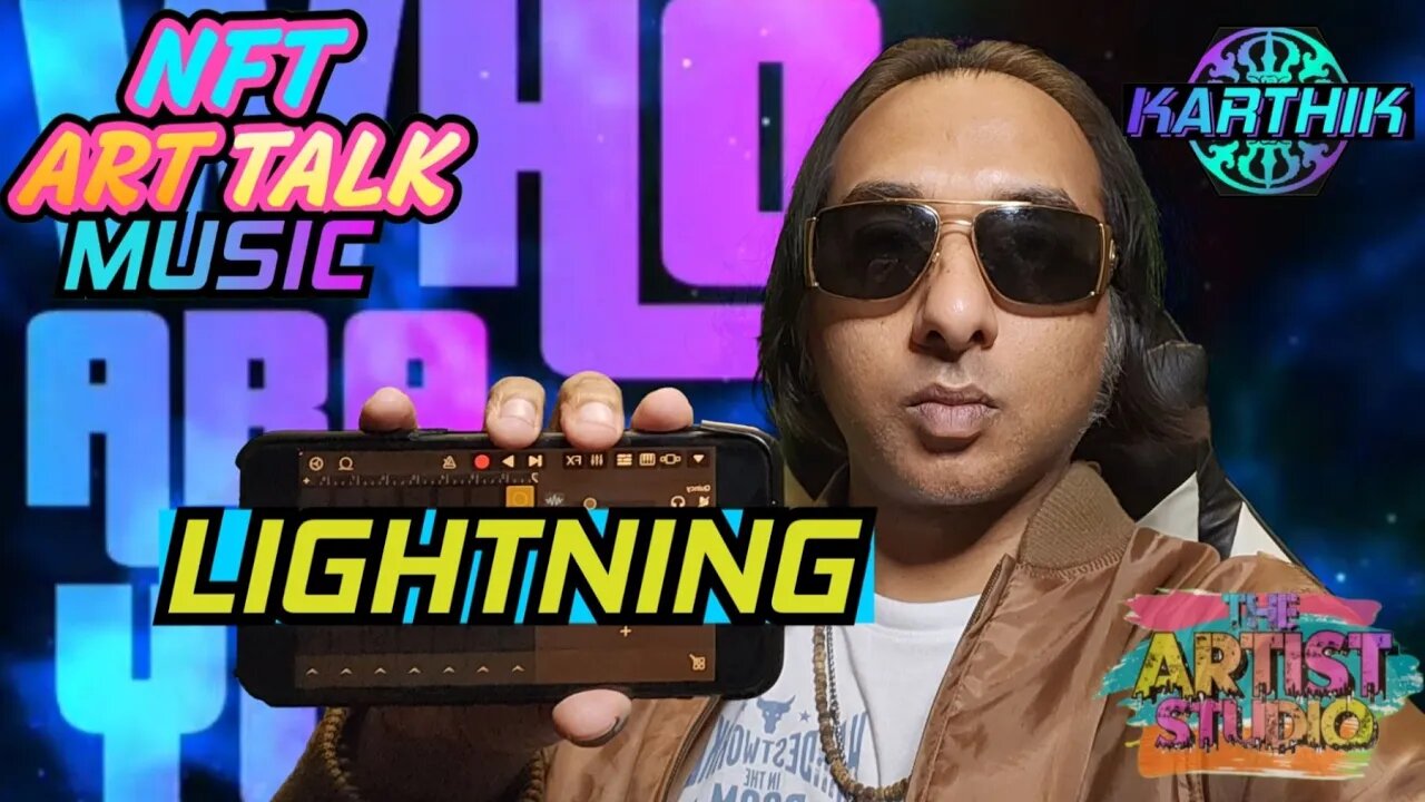 KARTHIK - Lightning 🎶🎥🎨 How to Make a Chill Smooth Electronic Beat on Your iPhone @Apple