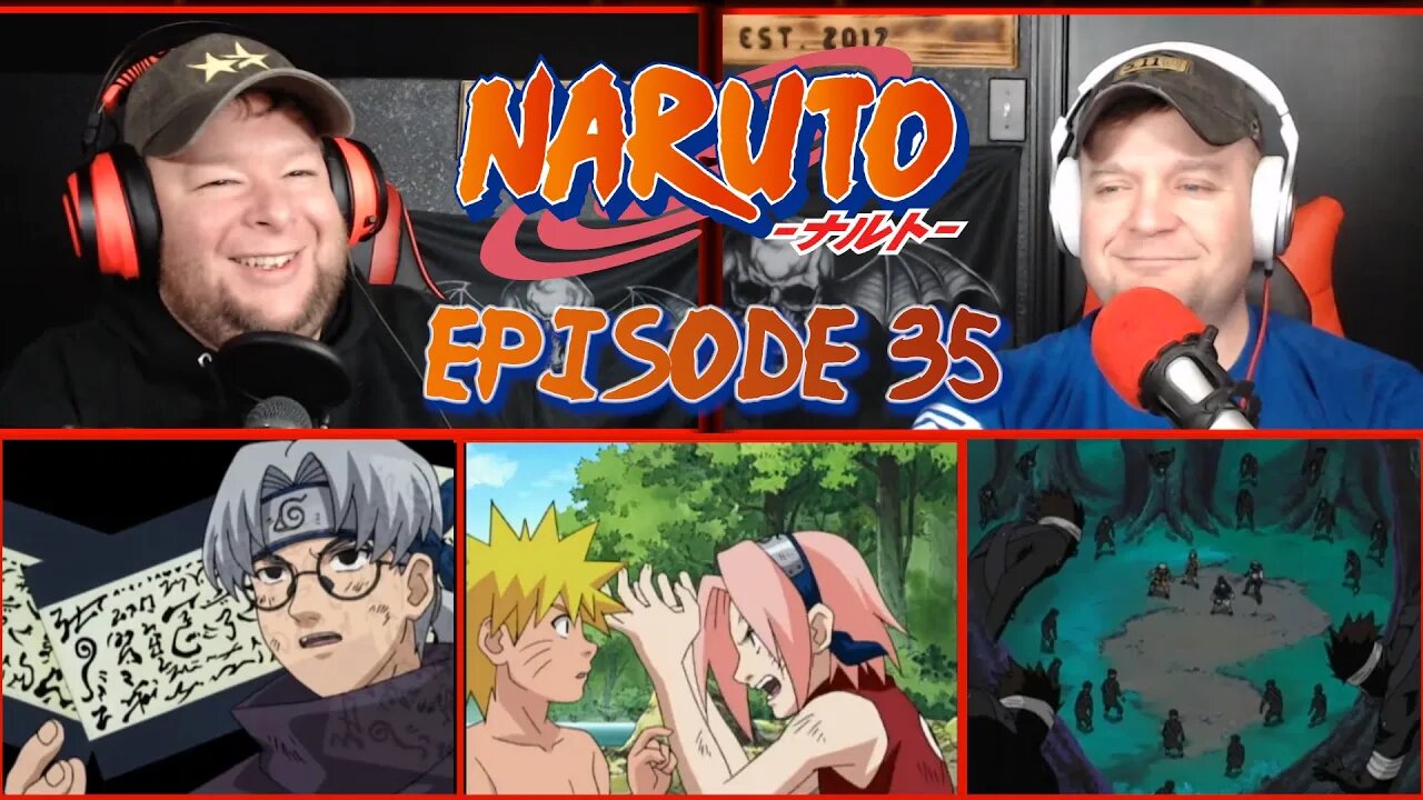 Naruto Reaction - Episode 35 - The Scroll's Secret: No Peaking Allowed