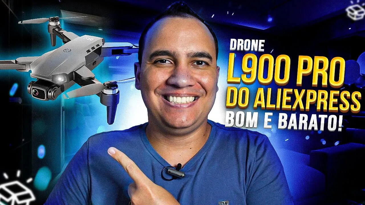 DRONE L900 PRO do ALIEXPRESS, REALMENTE VALE A PENA ATÉ R$500? Unboxing e teste de VOO!