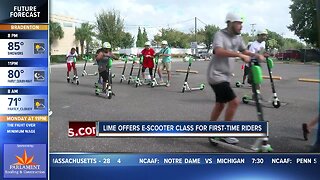 Lime hosts safety course on e-scooters in Tampa