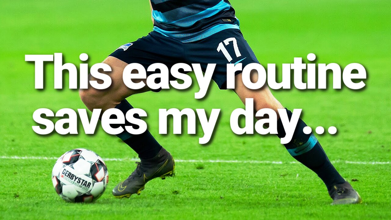 7 minute EASY SOCCER DRILLS routine I use to SAVE time...