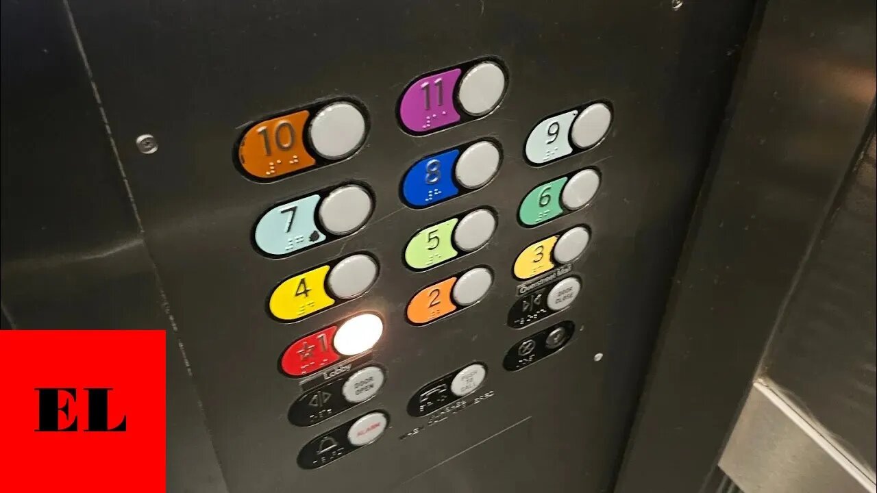 Schindler TXPress Modded Otis Traction Parking Elevators - 200 South College (Charlotte, NC)