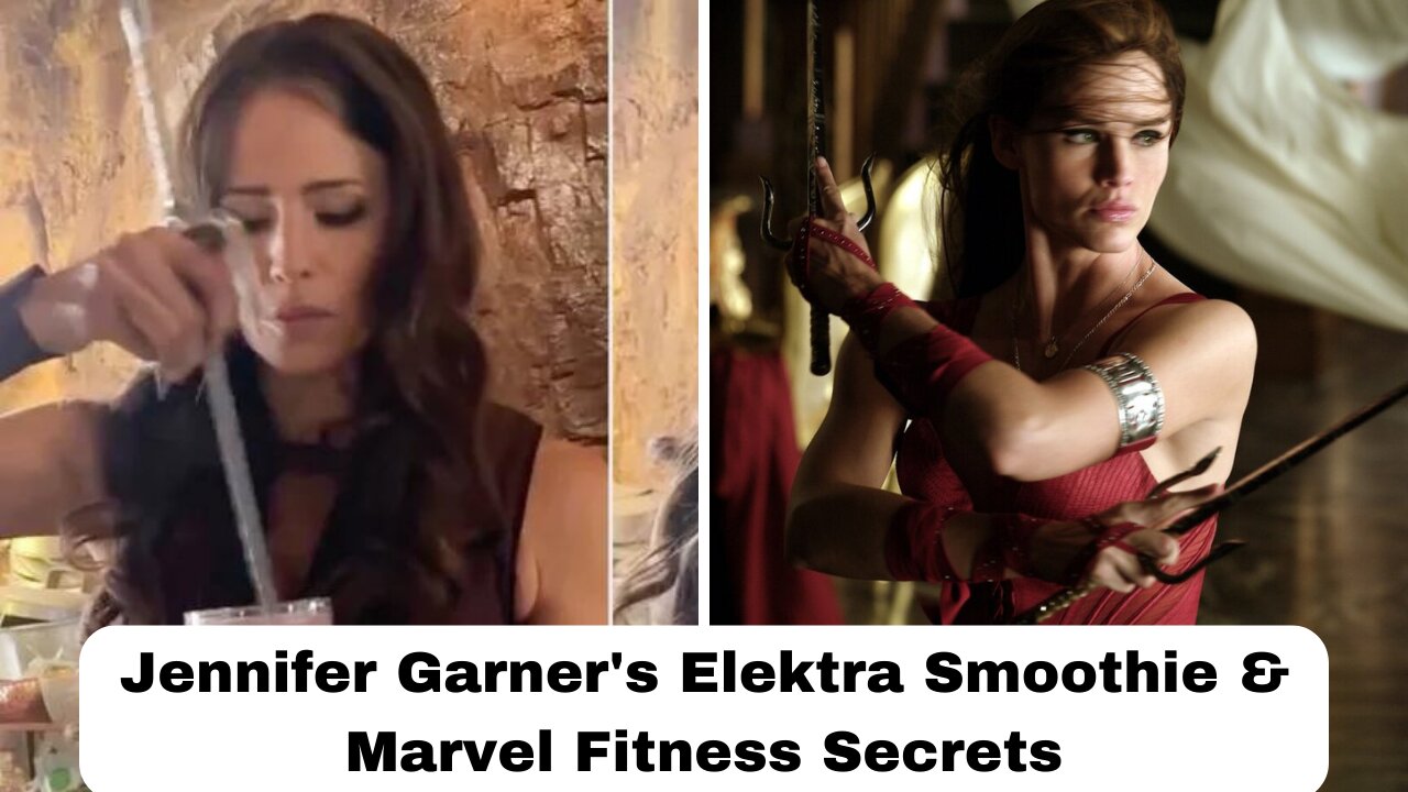 Jennifer Garner's Elektra Smoothie Recipe & Marvel Fitness Secrets | Deadpool 3 Behind the Scenes