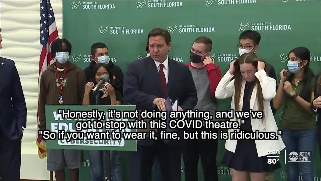 We Gotta Stop With This Covid Theatre! - Florida Governor Ron DeSantis 😷💉🌴
