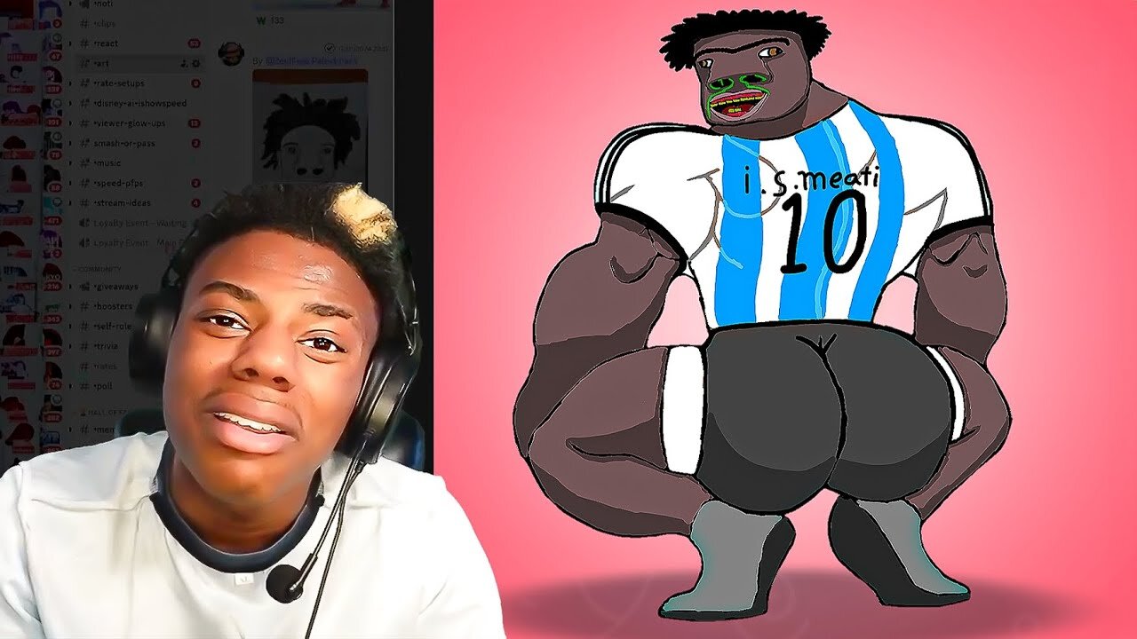 iShowSpeed Reacts To His Fan Art..