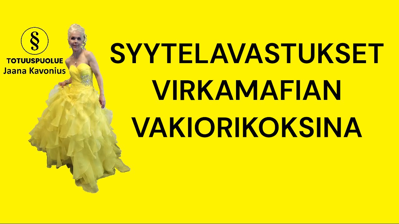 Syytelavastukset virkamafian vakiorikoksina