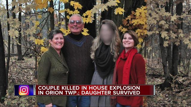 Couple killed in Orion Township house explosion