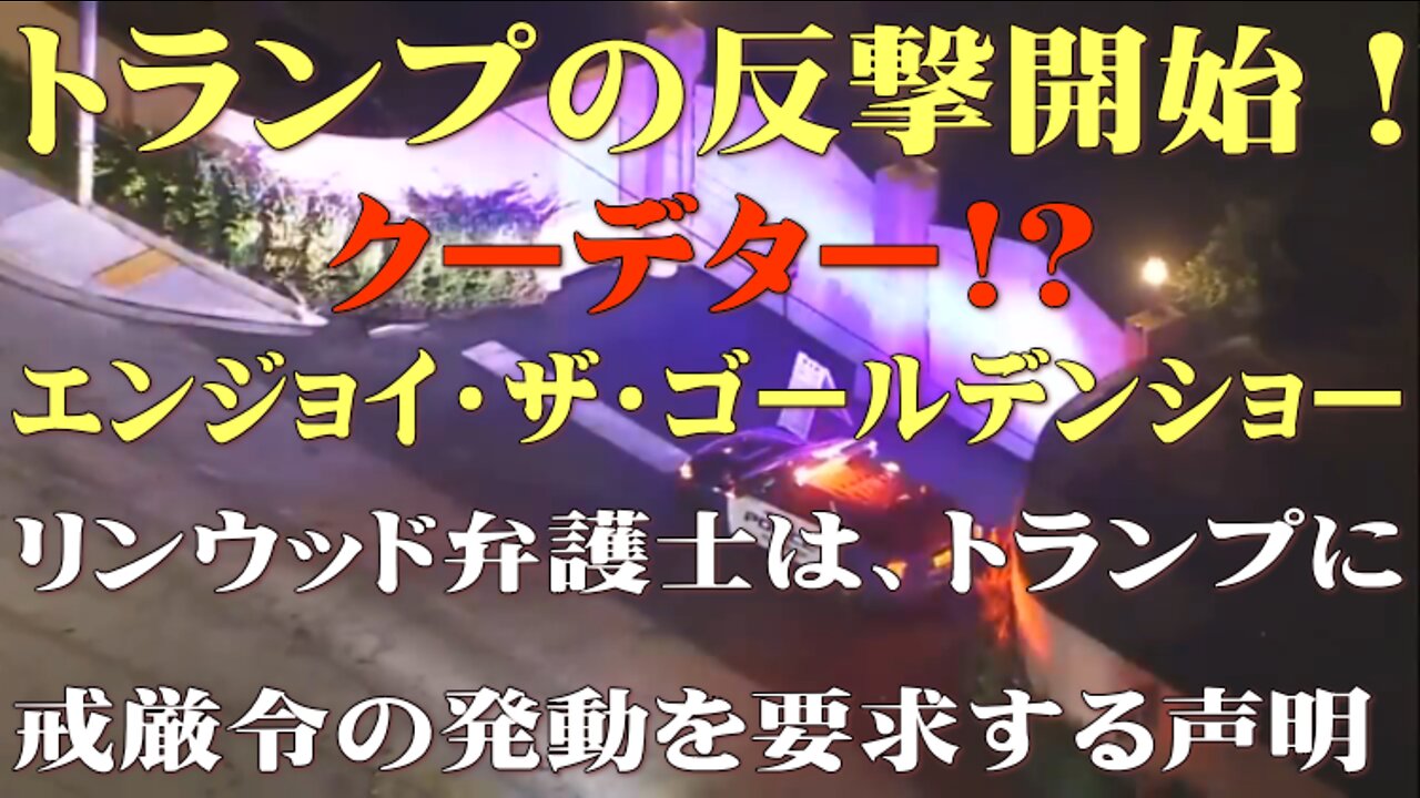 トランプの反撃開始！クーデター リンウッド弁護士は、トランプに戒厳令の発動を要求する声明