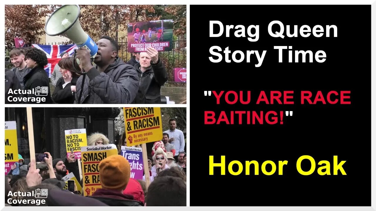 African parent protests against Drag Queen Story Time | Honor Oak