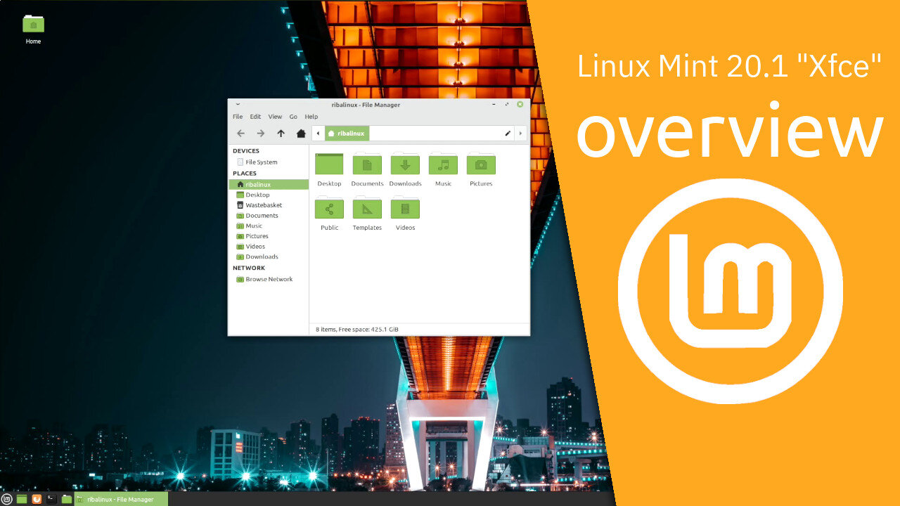 Linux Mint 20.1 “Ulyssa” Xfce overview | Light, simple, efficient.